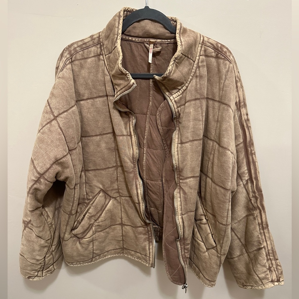 Free People Large Dolman Quilted Jacket
